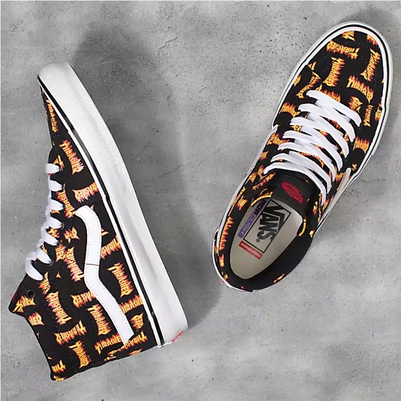 Vans X Thrasher Skate Sk8-Hi Shoe no box - Picture 2 of 4